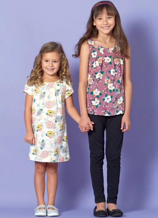 McCalls Child Top, Dress, Leggings M7709