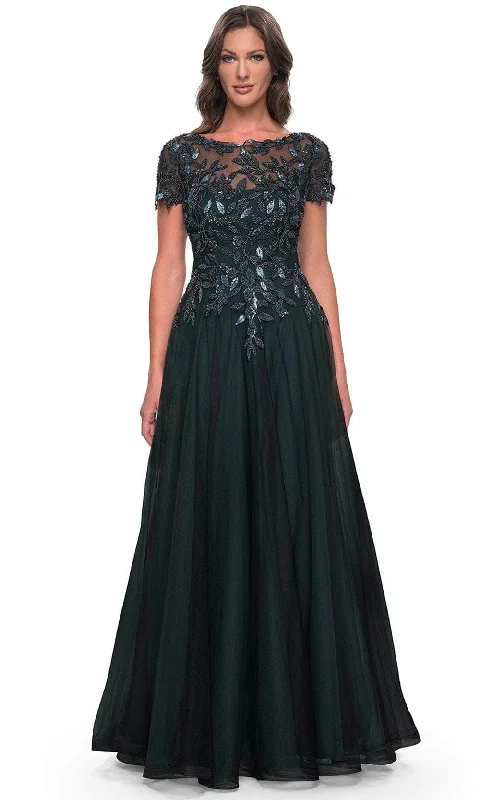 La Femme 31267 - Embellished Floral Formal Dress