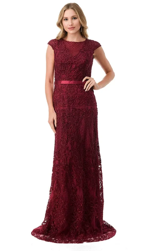 Trevi Collection M2732 - Embroidered Formal Dress