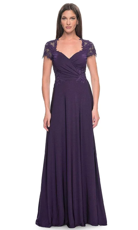 La Femme 31906 - Fitted A-Line Formal Dress