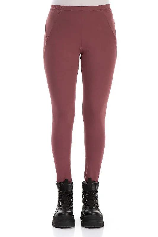 Merlot Cotton Leggings