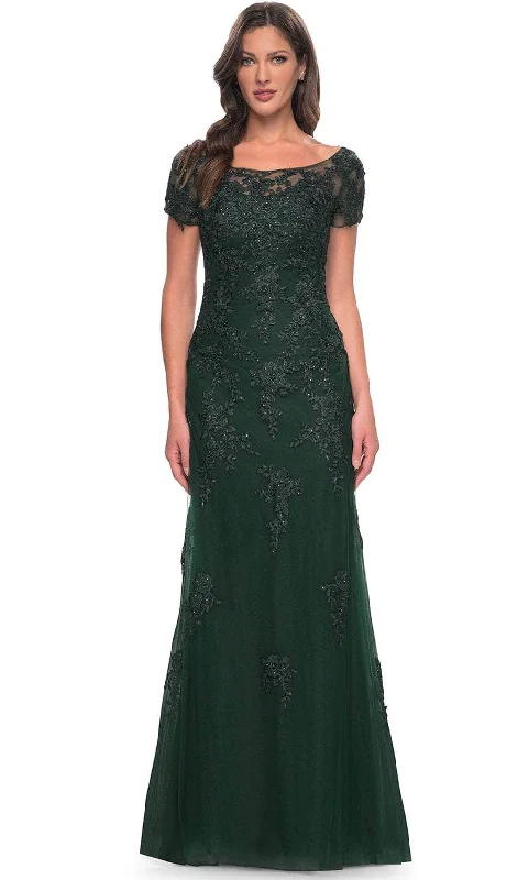 La Femme 29792 - Illusion Sheath Formal Dress