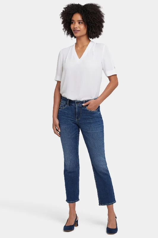 Marilyn Straight Ankle Jeans - Rio Rapids