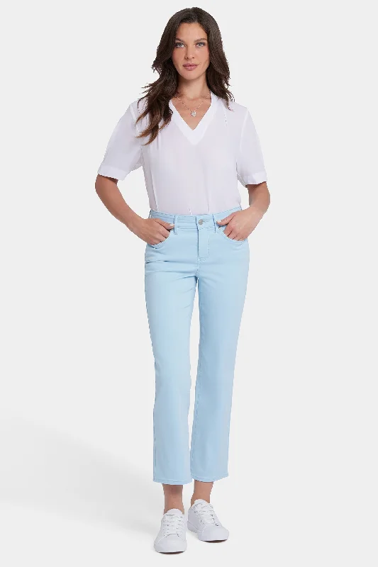 Marilyn Straight Ankle Jeans - Aquatic