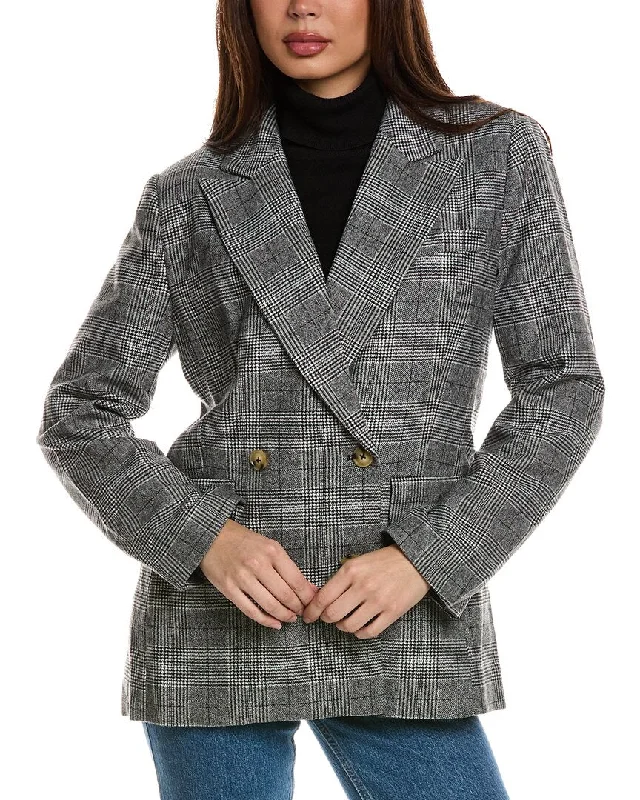 Seraphina Double-Breasted Wool-Blend Jacket