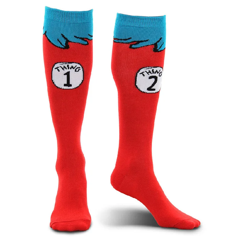 Dr. Seuss Thing 1 & 2 Socks - Adult