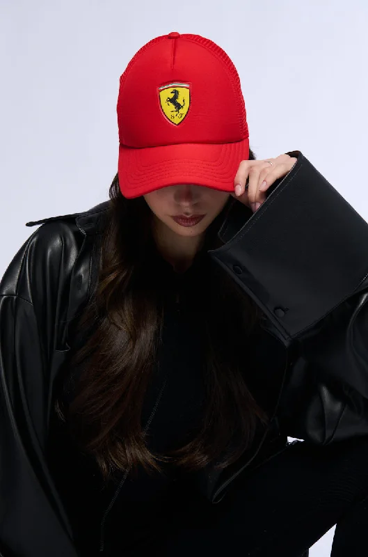 FERRARI HAT IN RED