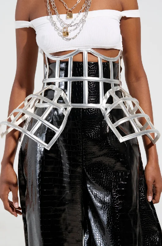 ULTIMATE TEASE METALLIC CAGE BELT