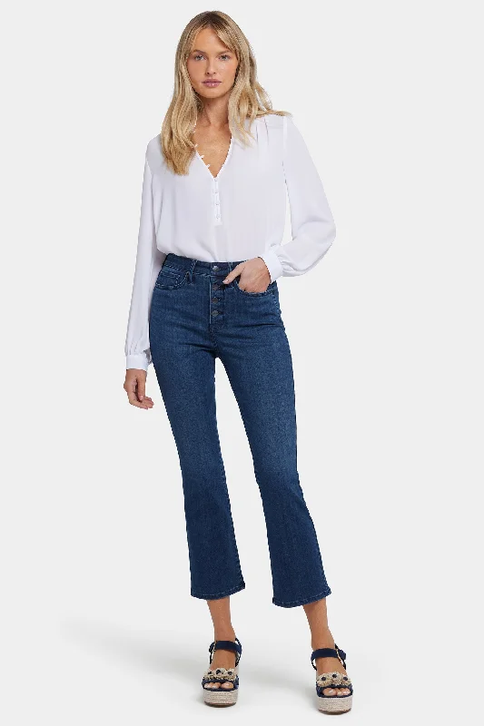 Billie Mini Bootcut Ankle Jeans - Ibiza Blues