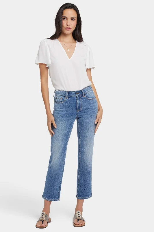 Marilyn Straight Ankle Jeans - Barcelona Breeze