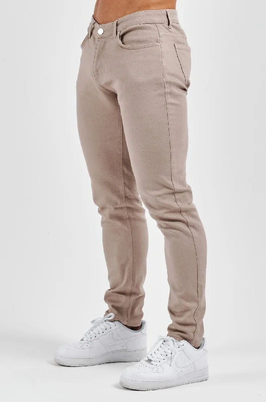 SLIM FIT JEANS 2.0 - BEIGE