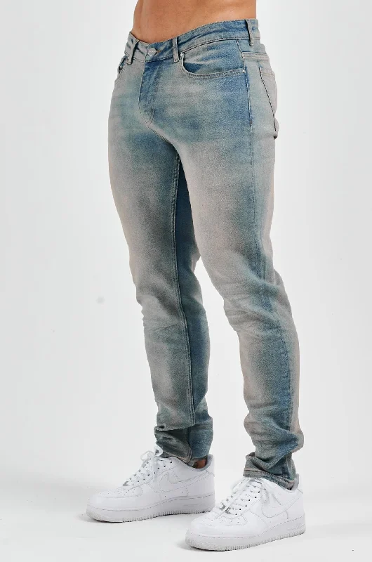 SLIM FIT JEANS 2.0 - STONE WASHED