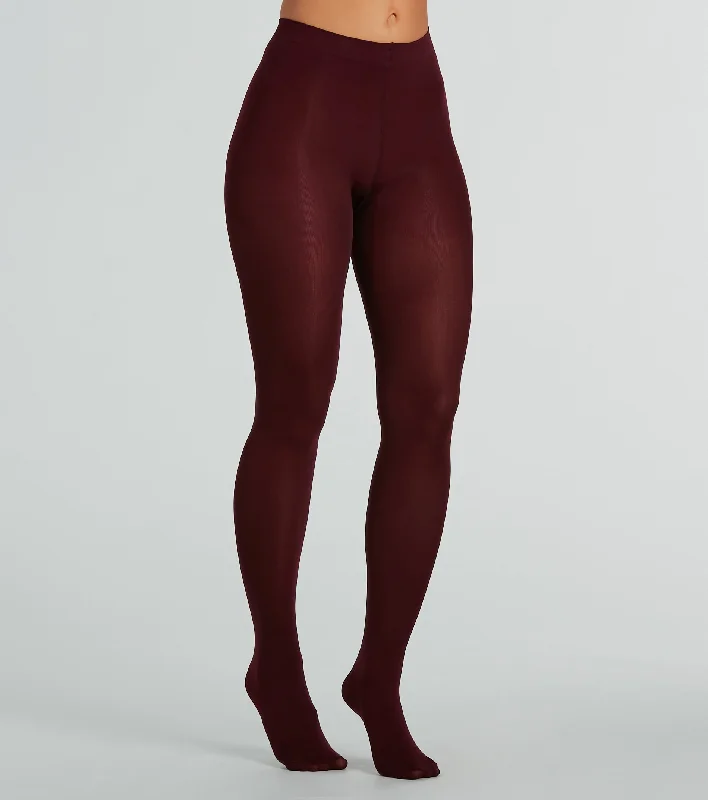 Classic High-Waist Opaque Tights