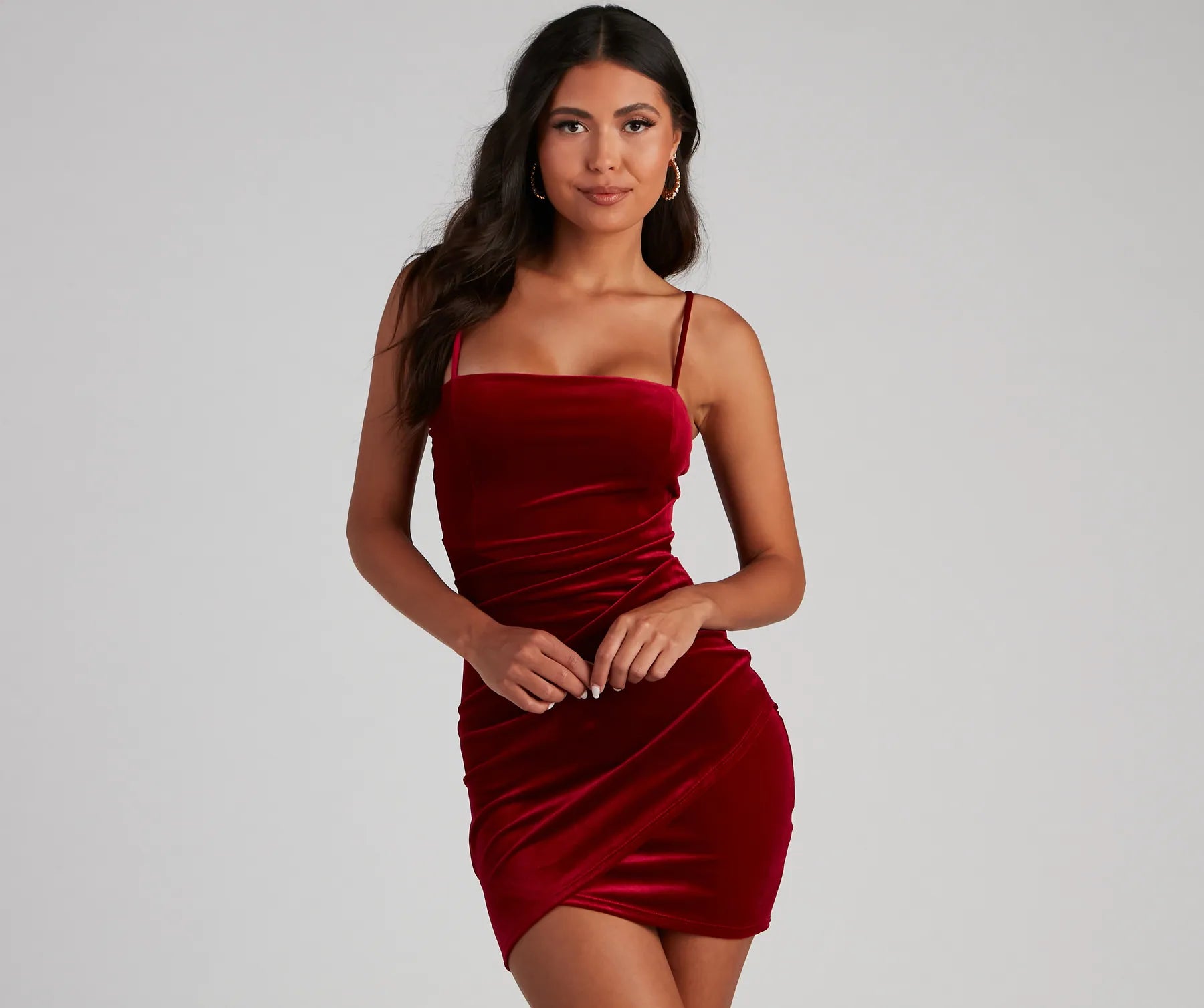 Majorly Crushing Velvet Mini Dress