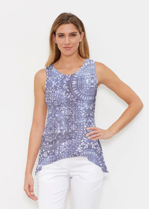 Medallion Flower (13453) ~ Signature High-low Tank