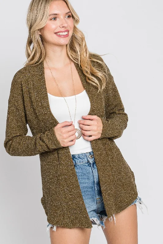 OLIVE BOHO OPEN NECK LONG SLEEVES CARDIGAN SOIN2058C