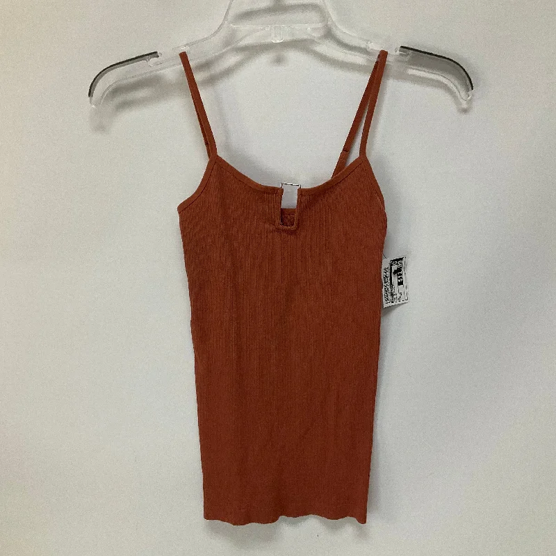 Orange Top Sleeveless Free People, Size Xs