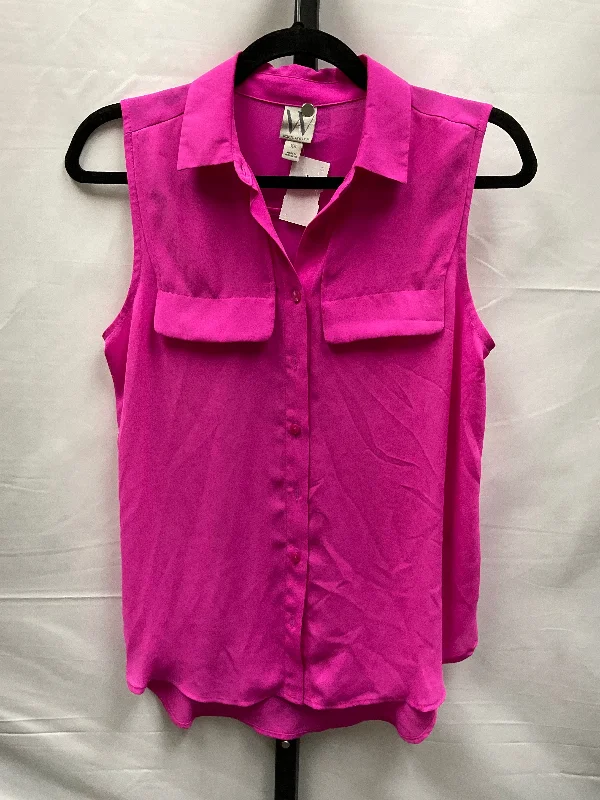 Pink Top Sleeveless Worthington, Size Xs