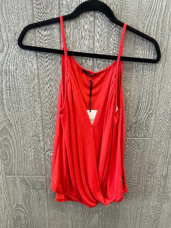 Red Top Sleeveless West Kei, Size S