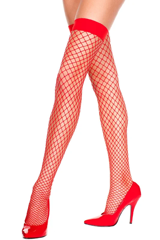 Diamond Net Thigh Highs