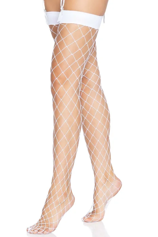 Fence Net Thigh Highs