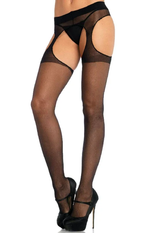 Sheer Suspender Pantyhose